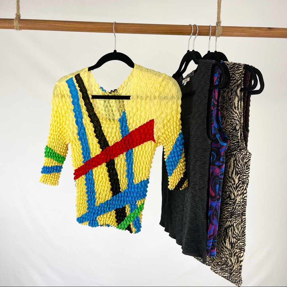 Bubble Popcorn Blouse Shirt - Picture 4 of 4